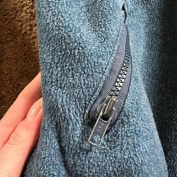 Vintage 70’s Patagonia Blue Fleece Half Zip Pullover - Picture 5 of 6